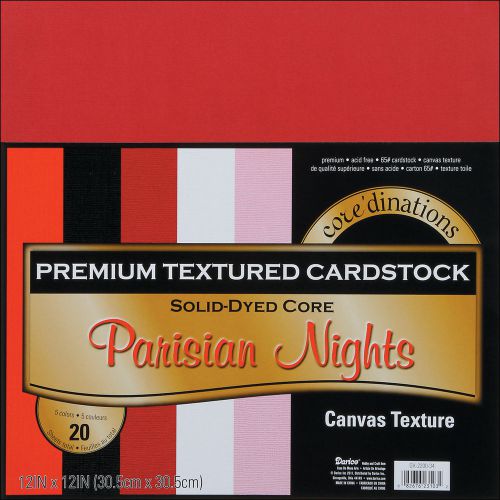 Darice Core-dinations Value Pack Cardstock 12-in x 12-in 20/Pkg GX220034