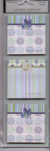 Laura Ashley STICKY NOTES set~BNIP~FULL BLOOM~Nice &amp; USEFUL!!