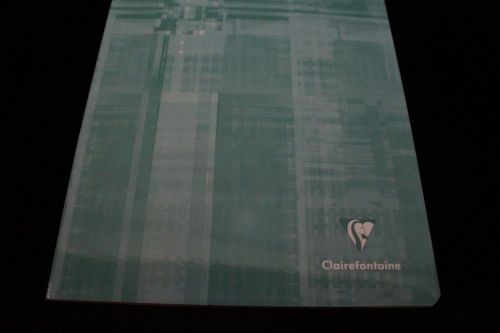 Clairefontaine staplebound notebook  8&#034; x 11&#034; lined turquoise for sale