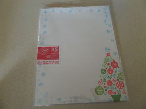 GARTNER 35 COUNT STATIONERY CHRISTMAS TREND TREE XMAS NEW