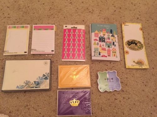 Large Lot of Cute &amp; Classy Stationery, POST-IT, DR. SUESS, VERA WANG, CARLTON