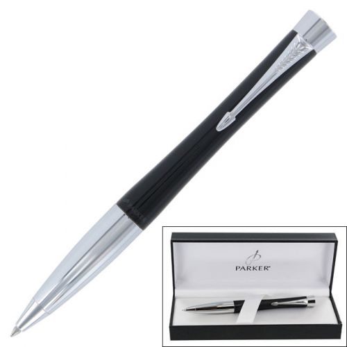 Parker Urban Black Ballpoint Retractable Gel Pen, Black Ink, Medium