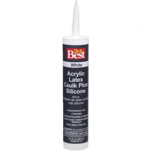 WHT SILCON-ACRYLIC CAULK 78055