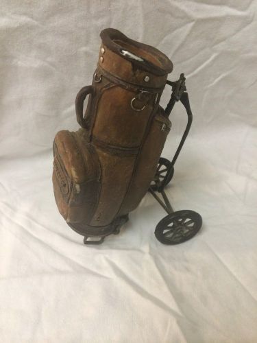 Fathers Golf Cart Pen or Pencil Holder for desk