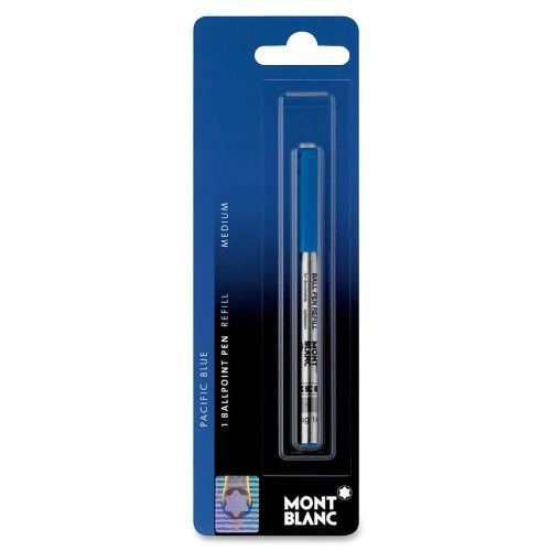 3 Montblanc Ballpoint Refills, Blue, Medium, 107866 3 PACK