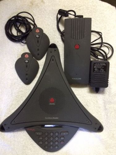 Polycom SoundStation Premier 550D w/Interface Module and 2 Microphones