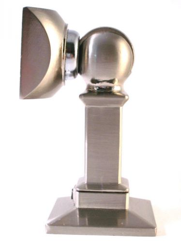 MX-5 Designer Satin Nickel *MAGNETIC* Door Stop ~ Commercial Grade Quality