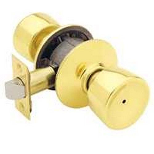 NIB 20/PACK SCHLAGE LOCK F - BELL&#039;&#039; F40BEL605 BELL PRIVACY KNOB BRIGHT BRASS