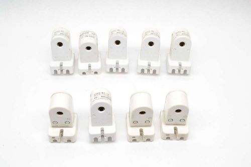 LOT 9 LEVITON ASSORTED 467 468 FLUORESCENT LAMP HOLDER FIXTURE 660W B442864