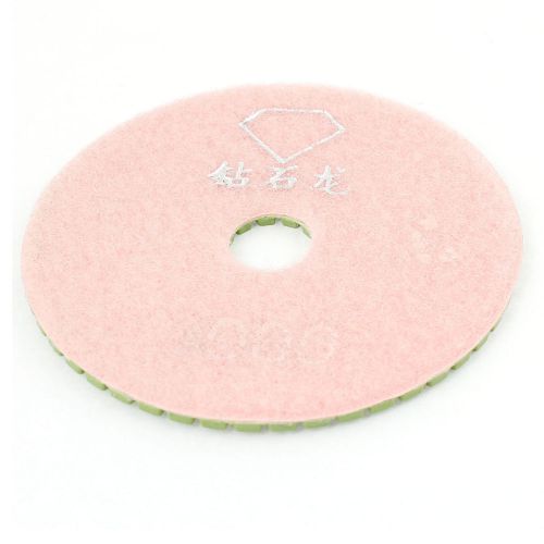 Replacing 10cm Dia 3.5mm Thickness 2000 Grit Marble Diamond Polishing Pad Green