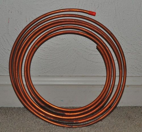 3/8 Soft Copper Refrigeration Tubing 18 FT Remnant