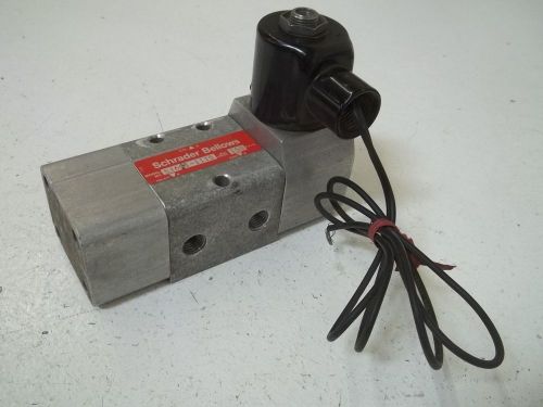 SCHRADER BELLOW 53601-1115 SOLENOID VALVE *USED*