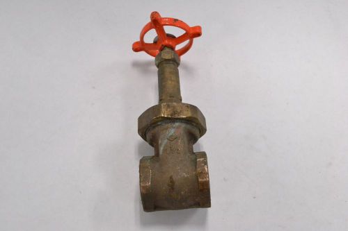 Stockham b-120 swp 300cwp 150 bronze threaded 1-1/2 in npt gate valve b323471 for sale