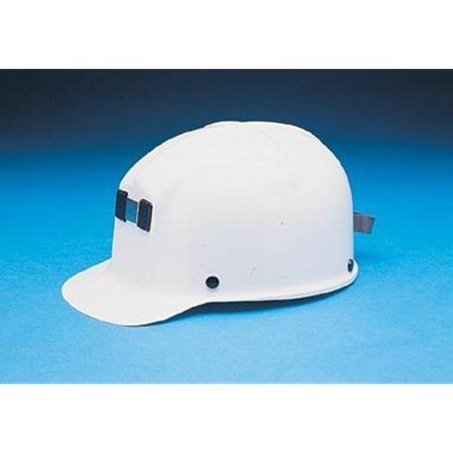 White Comfo-Cap® Hardhat With Fas-Trac® Suspension, Lamp Bracket &amp; Cord Holder