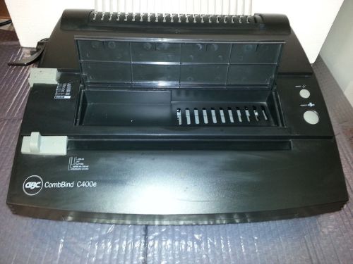 GBC CombBind C400e Plastic Comb Binding Machine