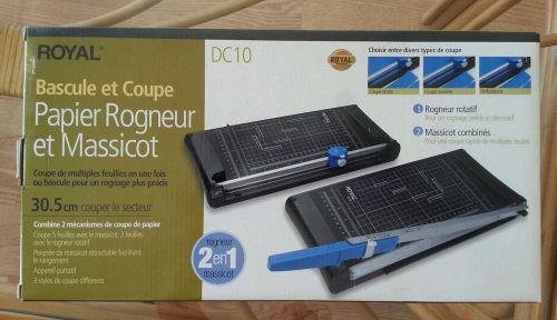 Royal DC10 Paper Trimmer Flip &amp; Cut Paper Trimmer