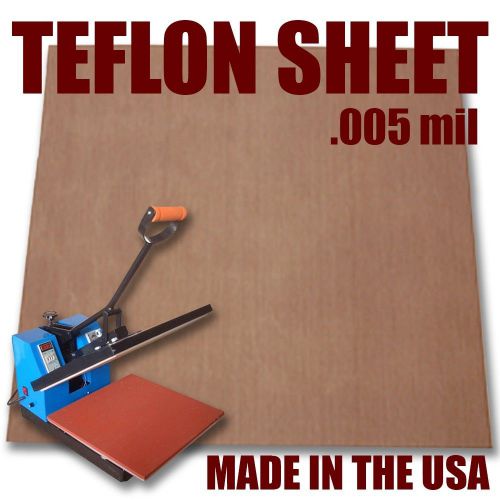 Teflon sheet for 16x20 heat press transfer sheet 5 mil for sale