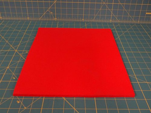 12&#034; x 12&#034; Silicon Rubber Pad  T-Shirt Heat Press 3/8&#034;-Thick Multi-Purpose Orange