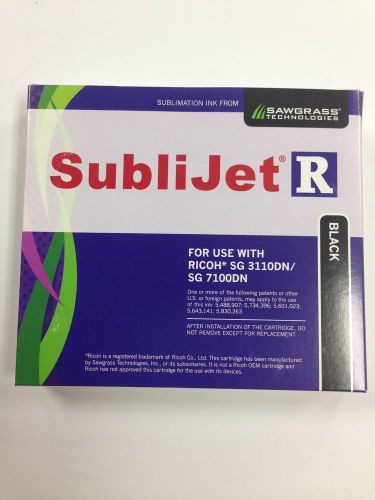 SAWGRASS SUBLIJET - R SUBLIMATION INK  BLACK CARTRIDGE FOR RICOH SG 7100DN.