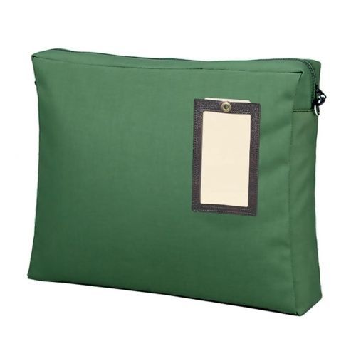 MMF Gusseted Reusable Mailer - 18&#034; x 11&#034; - Nylon - 1Each - Green