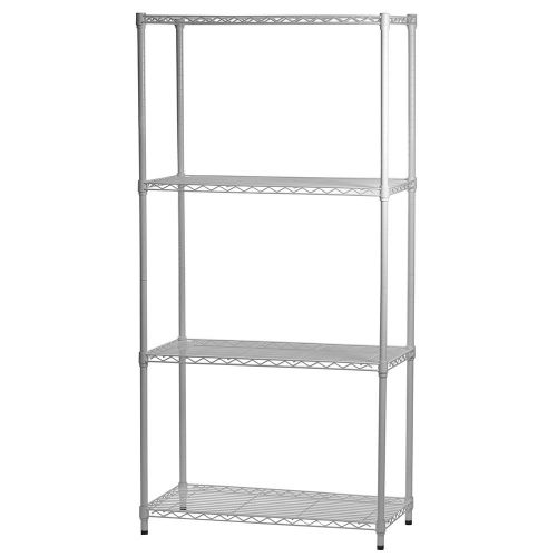 4 Shelf Wire Shelving Unit 18&#034;d x 36&#034;w x 72&#034;h