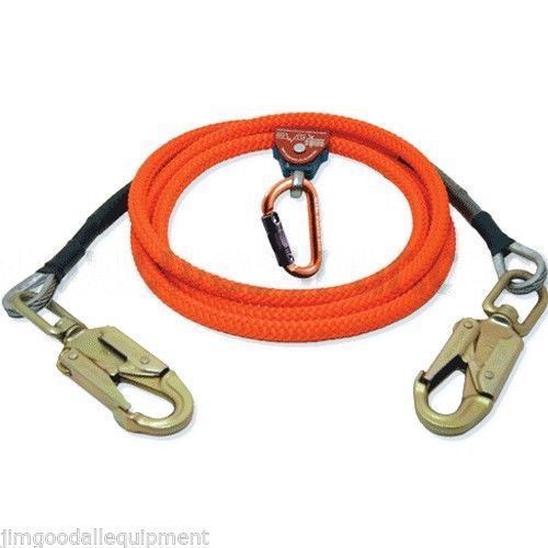 Tree climber flipline kit, 2 in 1 lanyards,steel core,snaps on ea end,1/2&#034; x 15&#039; for sale