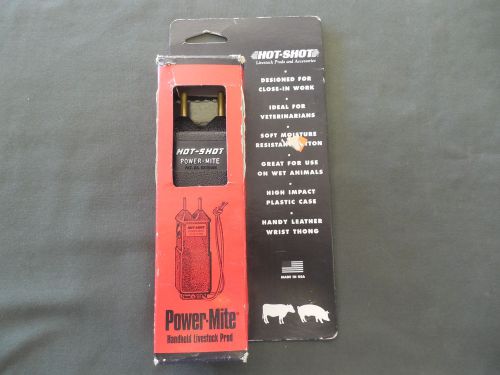 HOT-SHOT POWER-MITE ELECTRIC CATTLE PROD SHOCKER ANIMAL LIVESTOCK PIG SWINE