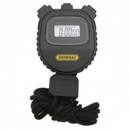 Stopwatch Digital 10994 Daily Alarm Hourly Chime Water Resistant with Battery