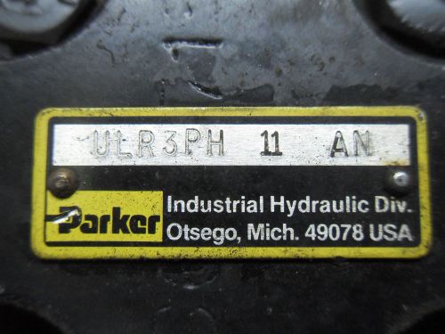 (X7-3) 1 USED PARKER ULR3PH PRESSURE CONTROL VALVE