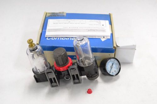 NEW NULINE 19202616613 1/8 IN NPT PNEUMATIC FILTER-REGULATOR LUBRICATOR B309112