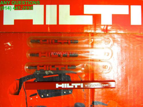 HILTI 1/4&#034; X 4&#034; PERCUSSION MASONRY BIT (SET OF 3), FREE PENCIL, FAST SHIP