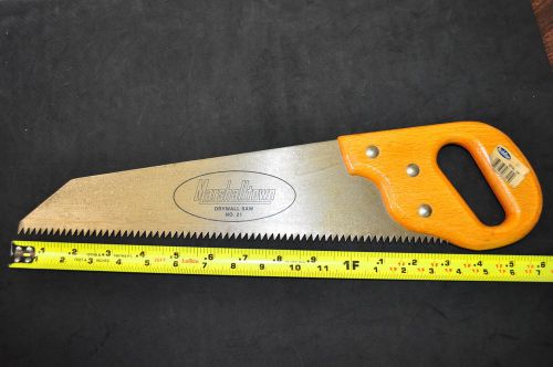 MARSHALLTOWN 21 DRYWALL SAW 17-1/2&#034; OVERALLMADE IN USA LITTLE RUST