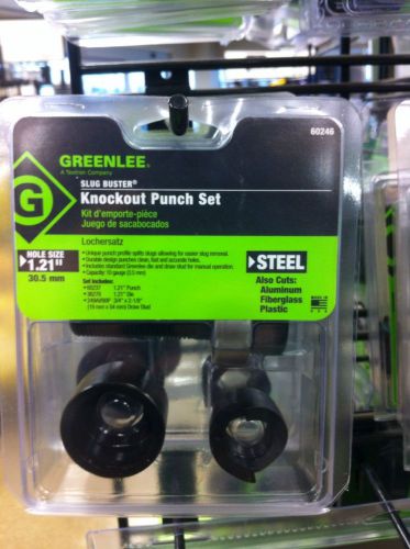 Greenlee 60246 1-7/32&#034; Hole Size Slug-Buster Knockout Punch Unit