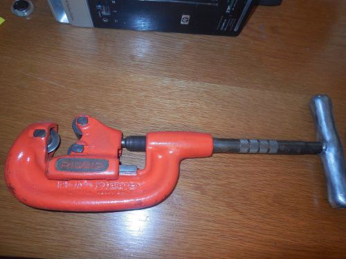 Ridgid No.1A Pipe Cutter 1/8&#034; to 1-1/4&#034; capacity  Nice Shape Free USA Shipping!