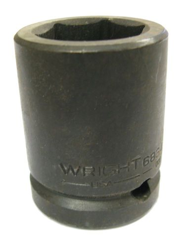 Wright 6832 Impact Socket, Shallow, 6pt, 3/4&#034; Drive, 1&#034; NOS USA