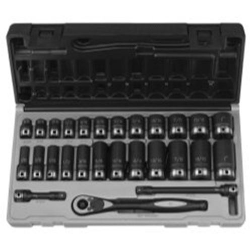 Grey Pneumatic 81627RD 3/8&#034; Drive 27pc Standard Fractional Duo-Socket Set New