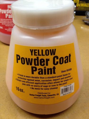 Yellow powder coat paint for sale