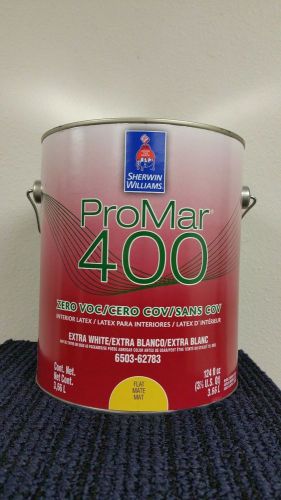 Sherwin Williams ProMar 400 Zero VOC Interior Latex 6503-62783 Flat (4 Gallons)