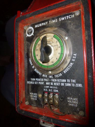 FW MURPHY T24  ENGINE KILL SWITCH TIMER  SHUTOFF OIL WELL HIT MISS PUMPER