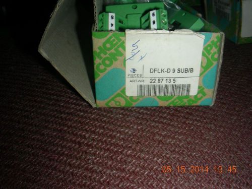 PHEONIX CONTACT TERMINAL BLOCK DFLK-D9  2287135