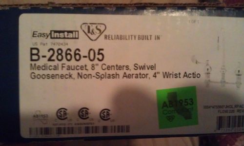 T&amp;S B-2866-05 MEDICAL FAUCET