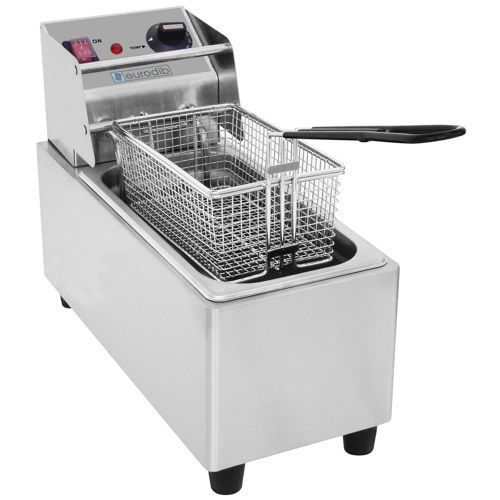 Eurodib 8L Table Top Commercial Deep Fryer Stainless Steel, 120V