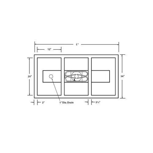 Marsal and Sons MS7 Marsal Drop-In Hot Food Unit