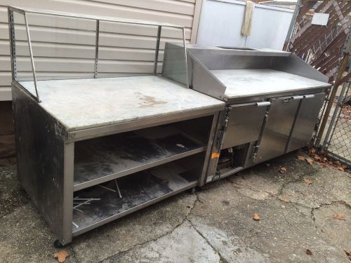 pizza prep table Refrigerator Combo