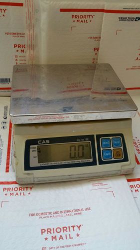 CAS SW-50 Food Service Scale Oz/Lb/Kg/g Switchable, 20 x 0.01kg 50x0.02lb 20000