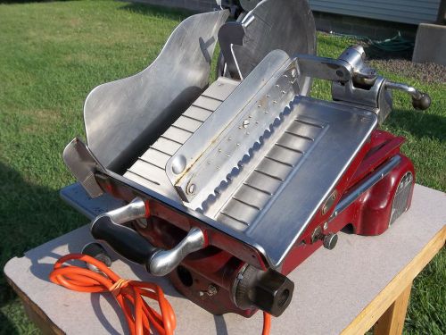 INDUSTRIAL VINTAGE ANTIQUE BERKEL US SLICING MACHINE CO. MODEL GB MEAT SLICER !