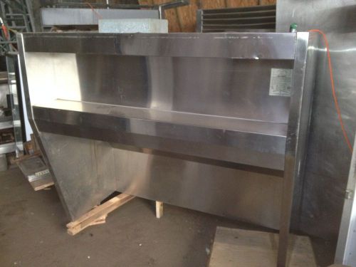 Class 1 stainless steel 74&#034;  long  exhaust hood/ ventilator+exhaust fan/filters for sale