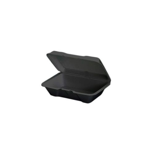 Genpak 20500-3L 9.2 x 6.5 x 2.9 Black Foam Container