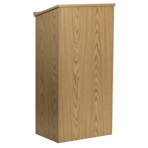 Flash Furniture MT-M8830-LECT-OAK-GG Stand-Up Oak Lectern