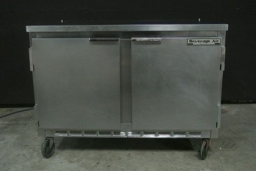 Beverage air wtr48a 2 door undercounter refrigerator for sale